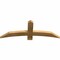 Ekena Millwork Bellingham Rough Sawn Timber Gable Bracket, Western Red Cedar, 48"W x 18"H x 2"D x 4"F, 9/12 Pitch GBW048X18X0204BEL00RWR - alternate 2